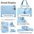 thumbnail image 4 of Sunyuer Soft PU Leather Tote Bag for Women, Large Capacity Hobo Handbag Shoulder Bags Multi-Pocket Crossbody Bag, 4 of 7