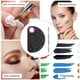 thumbnail image 5 of Conjunto Único de Espátula y Paleta de Fundación 1 Set Herramientas de Maquillaje Semicirculares Negro Rosa, 5 of 5