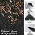 thumbnail image 3 of Brown Mushroom Plant Black Pattern Kitchen Rugs Sets Of 3,Kitchen Runner Rugs Non Skid Washable,Decorative Kitchen Floor Mats for Kitchen,Sink,Laundry,17"x30"+ 17"x47" + 17"x59", 3 of 6