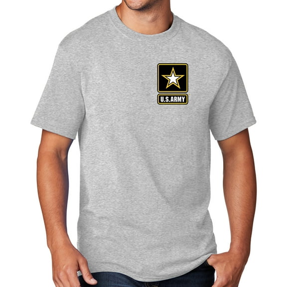 Men's United States Army T-shirt, Large Ash Gray