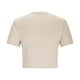 thumbnail image 5 of Mangas de Mano para las Mujeres V Cuello Ocio Tres Cuartos de Manga Sólida, Moda Blusa de Verano para el Uso Diario, 5 of 6