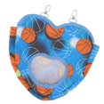 thumbnail image 4 of Bolsa de alimentación de heno para conejos Delicada bolsa de alimentación colgante con patrón de corazón de dibujos animados para animales pequeños Conejos Cerdos holandeses Baloncesto, 4 of 10