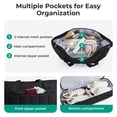 thumbnail image 6 of BAGSMART Weekender Overnight Bag for Women Tote Bag, 39L Large Travel Duffle Bag Carry On Gym Bag with Luggage Sleeve and Shoe Compartment, Ladies Shoulder Handbags Top Handle Purses, 6 of 7