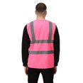 thumbnail image 2 of Regatta - Chaleco de Alta Visibilidad Pro Identity para Adultos Unisex (Rosa), 2 of 2