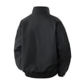 thumbnail image 2 of Jackets for Men Casual Loose Stand Collar Waterproof Jacket with Pockets Side Hand Hoodless Outwear Fashion Stylish Lightweight Windbreaker, 2 of 7