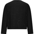 thumbnail image 5 of WOYY Toddler Girls Shiny Formal Party Blazer Glitter Dressy Cardigan Suit Jacket, Sizes 4-14, 5 of 6