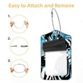 thumbnail image 2 of Zebra Square PU Leather Luggage Tags, 2 Pack, with Privacy Cover and Stainless Steel Ring - Suitable for Travel, Backpack, Handbag - Bag Tags, Handbag Tags, 2 of 7