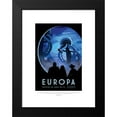 thumbnail image 2 of NASA 13x18 Black Modern Framed Museum Art Print Titled - Europe (2017), 2 of 5