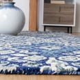 thumbnail image 4 of SAFAVIEH Aspen Isaiah Floral Wool Area Rug, Navy/Beige, 6' x 6' Round, 4 of 10