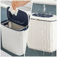 thumbnail image 1 of HOOWIFFY Kitchen Compost Bin with Lid Blue Plastic for Classroom Use 1Set, 1 of 8