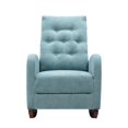 thumbnail image 3 of Glavbiku Modern Baby Room High Back Rocking Nursery Chair,Comfortable Rocker Armchair,Mint Green, 3 of 8