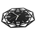 thumbnail image 2 of Reloj de pared Espejo acrílico Reloj de pared con forma geométrica Práctico y hermoso Utilizado para la decoración de la pared de la sala de estar Dormitorio, 2 of 14