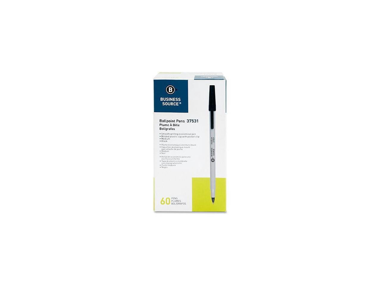 Business Source Bulk Pack Ballpoint Stick Pens