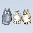 thumbnail image 2 of CafePress - Three 3 Cats Long Sleeve Infant T Shirt - Long Sleeve Infant T-Shirt, 2 of 2