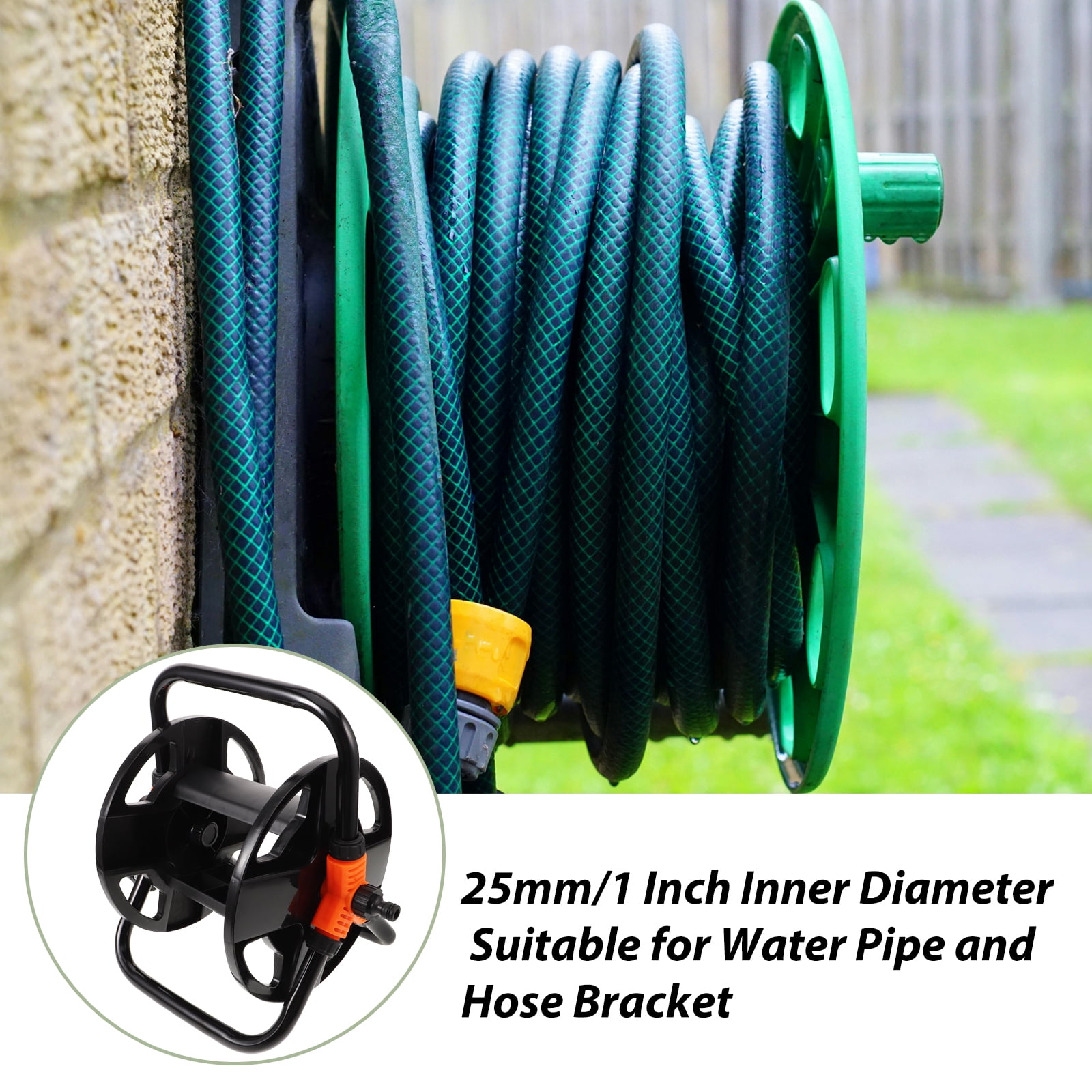 Pipe Storage Rack Hose Holder Hose Reel Portable Hose Reel Holder Hose Hanger Storage Organizer