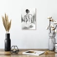 thumbnail image 2 of Elephant Stock Soft Silhouette Vi Wall Art - Vertical Canvas Wall Art - Living Room Wall Decor - People Canvas - Gray And Black Decor By e. Anthony Orme - 8" x 12", 2 of 8