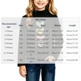thumbnail image 3 of BLVB Girls Thermal Turtleneck Shirts Long Sleeve Fleece Undershirt Toddler Kids Winter Warm Base Layer Tops(Black,7-8Years), 3 of 6