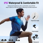 Touch Screen Wireless Earbuds, Headphones Bluetooth 5.4 Ear Buds with ANC and ENC Clear Calls, 48H Noise Cancelling Earbud, 14.2mm Deep Bass, 5 EQ Modes, IPX7 Waterproof Earphones, for iOS Android