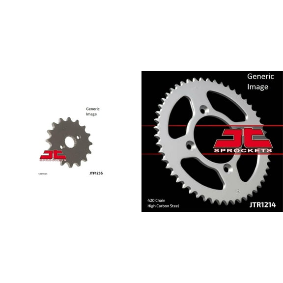 JT SPROCKETS Front and Rear Steel Sprocket Kit for OffRoad HONDA XR70R 2000-2003