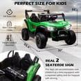 thumbnail image 5 of OTTORD 24V Ride on Cars 2 Seater, 4WD Electric Cars Vehicles for Adults and Kids（Green）, 5 of 8