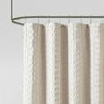 thumbnail image 4 of Home Essence Gridd Woven Clipped Solid Shower Curtain, 4 of 4