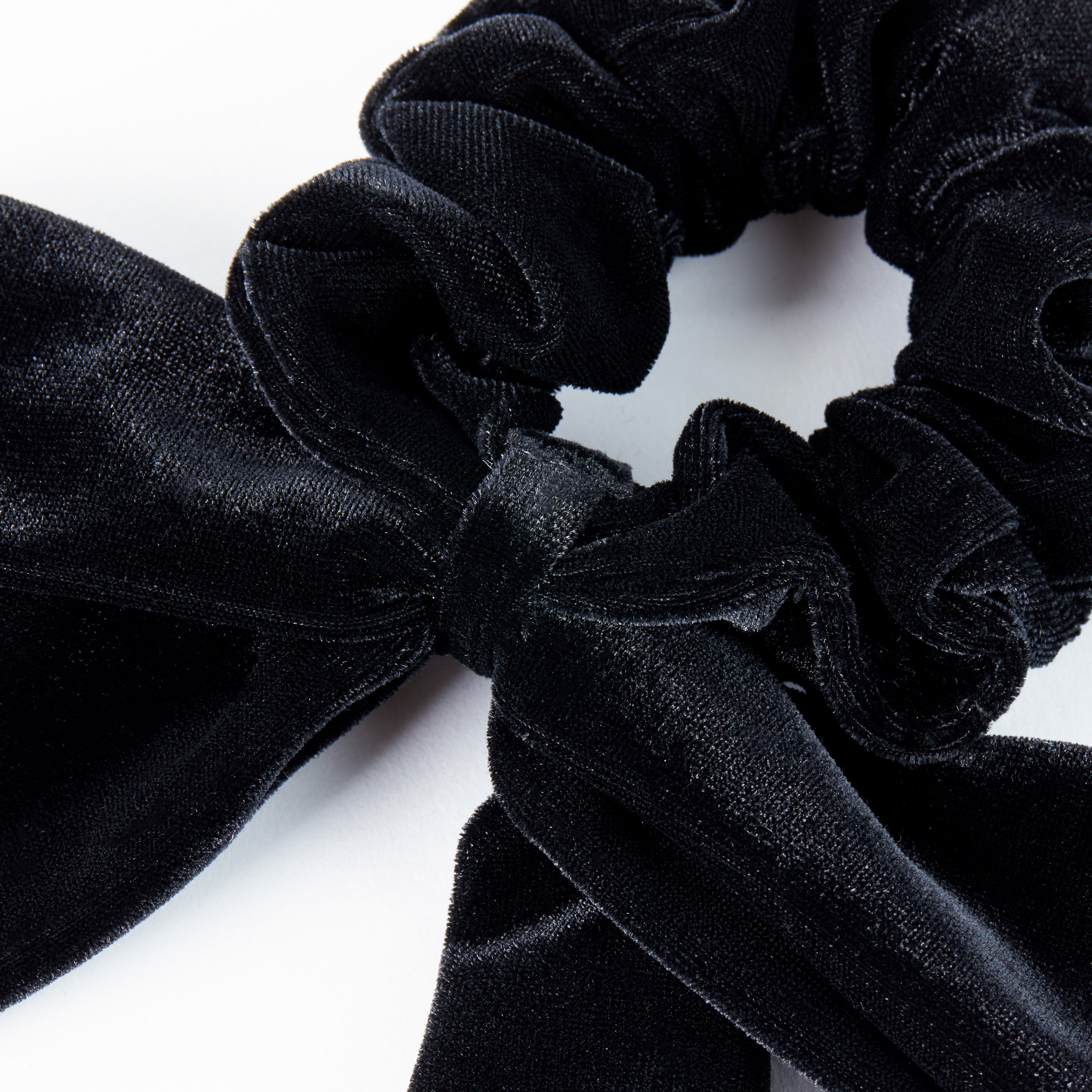 Karleigh's Bowtique Louis Vuitton Scrunchies Black/White / Satin
