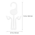 thumbnail image 5 of Hemoton  20pcs Shoe Display Hook Shoes Drying Rack Plastic Shoes Hanger for Home Supermarket Mall, 5 of 6