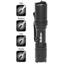 Nightstick MT-210 Mini-TAC PRO Metal Multi-Function LED Flashlight, 1 AA, 4", Black