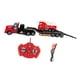 thumbnail image 4 of Juguete Teledirigido Del Transporte Del Modelo Del Camión De Remolque Para 3-7 Años Los Niños De Los Niños Camión de bomberos de cabeza larga, 4 of 9