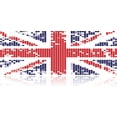 thumbnail image 4 of British Piggy Bank, Grunge United Kingdom Flag with Dot Circle Effects National English Display, Ceramic Coin Bank Money Box for Cash Saving, 3.6" X 3.2", White Red Indigo, by Ambesonne, 4 of 4