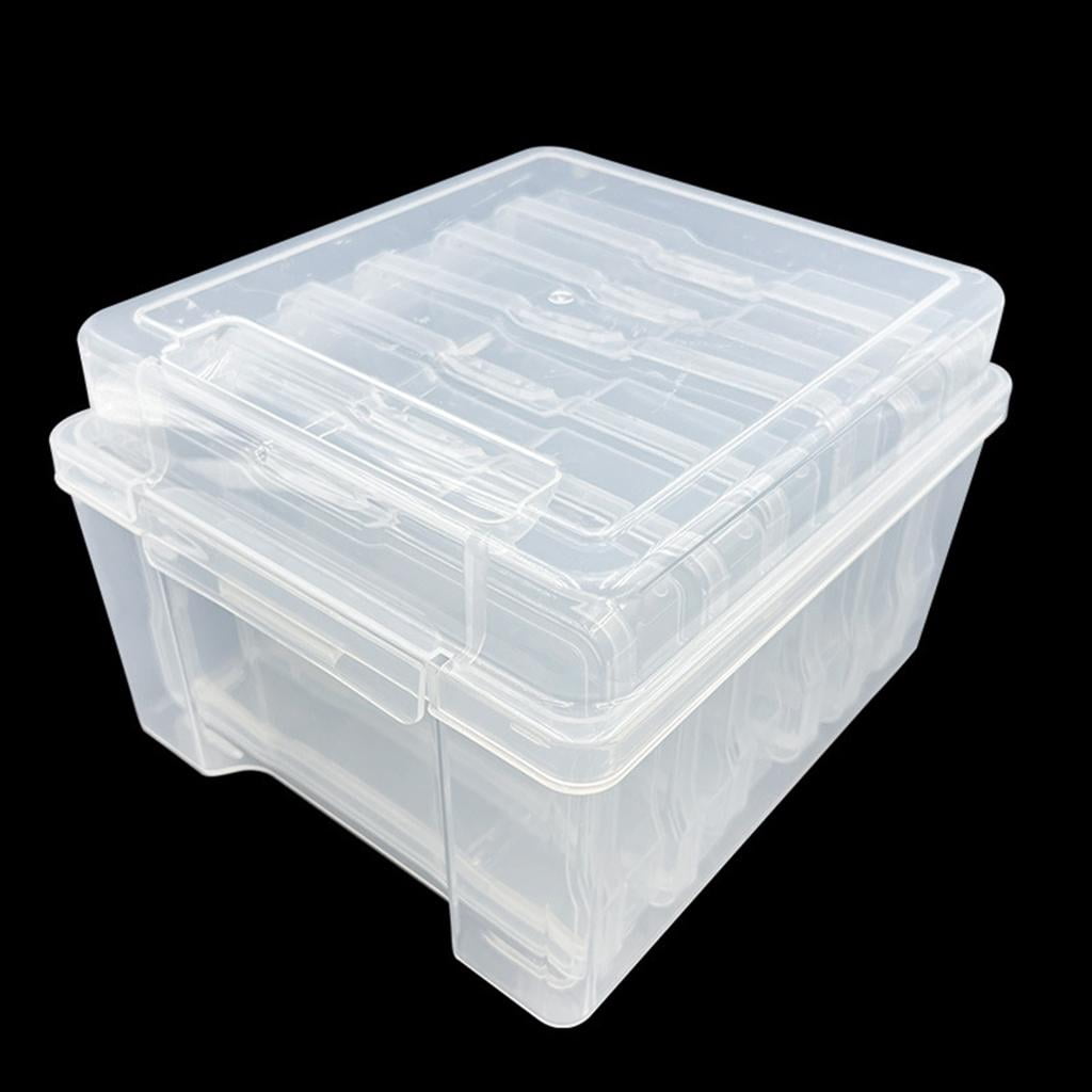 CEORPER 6 Layer Clear Fishing Lure Box Waterproofs Fishing Tool Box Baits Case Organizers Plastic Fishing Tackle Storage Box