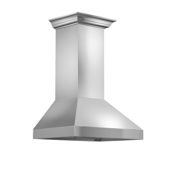 ZLine 597CRN54 Wall Range Hood With Crown Molding