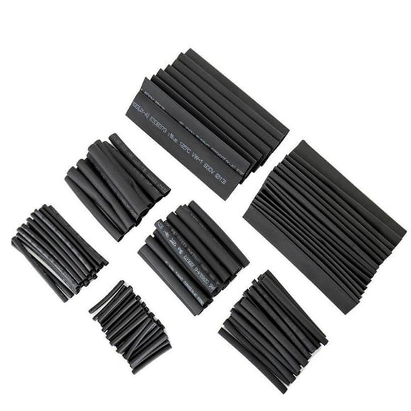 150pcs Black Thermal Casing Heat casing 150pcs different Shrink Tubing Kit Marine Shrink Tubing