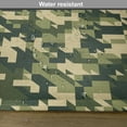 thumbnail image 6 of Ambesonne Camo Place Mats Set of 4, Abstract Chevron Forest, Standard Size, Pale Green Dark Green, 6 of 6