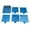 Blue, variant on 5 Versatile Templates Note Organizer Stencil Holder ABS Material Durable Convenient for Productivity Daily Planning Home School Journaling Brainstorming