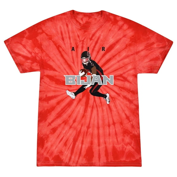 TIE-DYE Bijan Robinson Falcons Air Touchdown Shirt T-Shirt