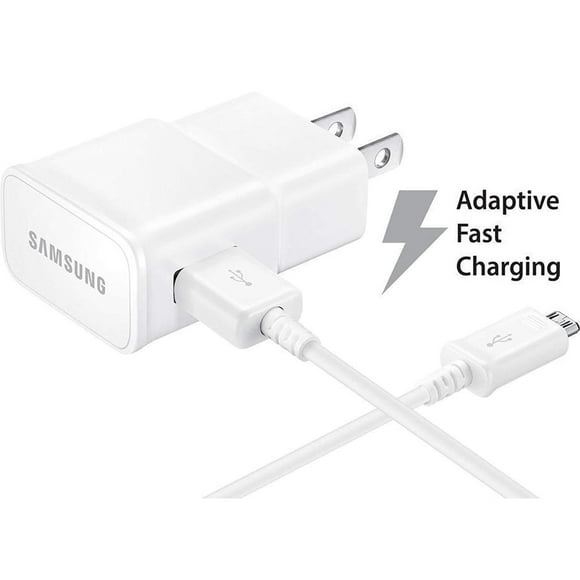 Chargeur Rapide Adaptatif Compatible avec LG 530G [Chargeur Mural + Câble USB de 5 Pieds] Blanc - Neuf