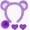 Purple, variant on Turbans for Women Cute Animal Plush Hair Hoop Soft Furry Ear Design Comfortable Cosplay Dress Up Headband for Women Purple,One Size