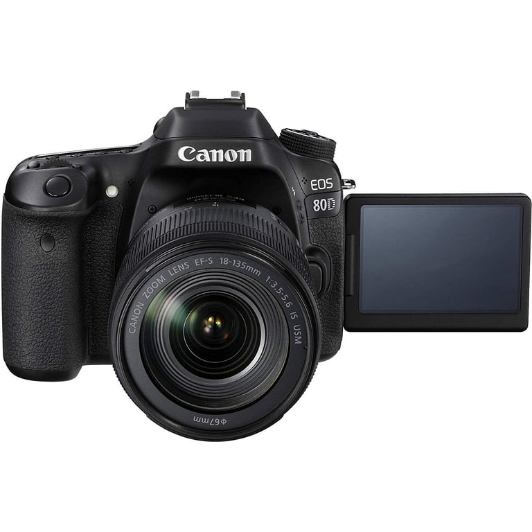 Canon EOS 80D DSLR Camera with EF-S 18-135mm f/3.5-5.6 is USM Lens