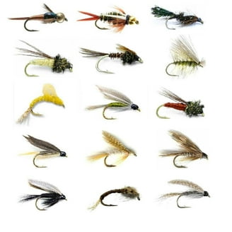 36 Essential Fly Fishing Flies Assortment | Dry, Wet, Nymphs, Caddis, Hopper Fly Lures | Trout, Bass, Steelhead Fishing Lure - Walmart.com 36 Essential Fly Fishing Flies Assortment | Dry, Wet, Nymphs, Caddis, Hopper Fly Lures | Trout, Bass, Steelhead Fishing Lure - Walmart.com