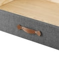 thumbnail image 3 of MUSEHOMEINC Under Bed Storage Drawer, Upholstered, with 4-Wheels, Gray, 3 of 7