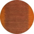 thumbnail image 1 of Ahgly Company Machine Washable Indoor Round Abstract Red Area Rugs, 4' Round, 1 of 7