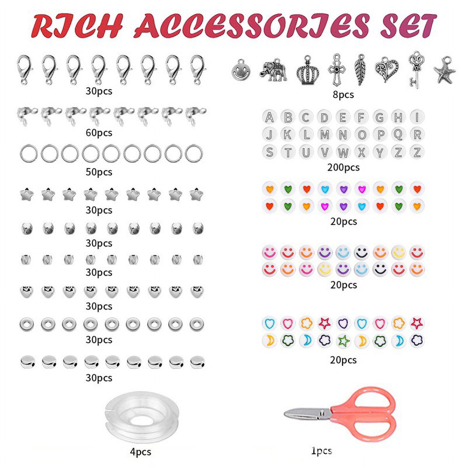 168 Colors Clay Beads Bracelet Making Kit Polymer Heishi Beads Friendship Letter Beads Jewelry Making Kits Preppy Crafts Birthday Gifts for Girls