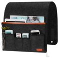 thumbnail image 3 of Bolsa para reposabrazos de sillón, organizador de fieltro para silla colgante, soporte para mando a distancia de sofá con 5 bolsillos para teléfono, iPad, revista, 3 of 5