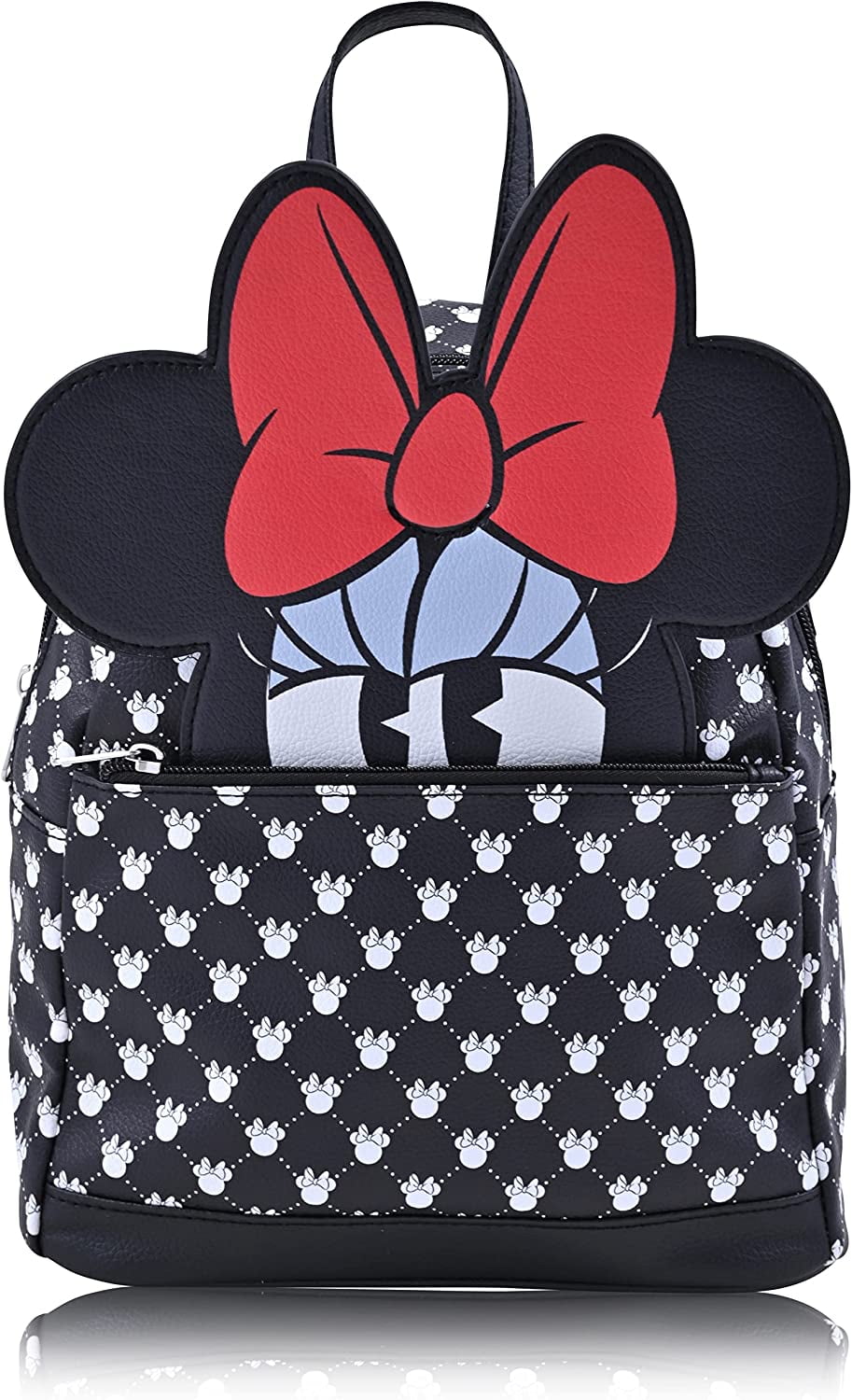 Disney Minnie Mouse Girl s PU Mini Satchel Crossbody Bag Black