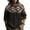 Black, variant on WTOBBY Men's Printed Cotton Linen Hooded Long Sleeve Shirt with Gradient Design for Spring and Summer Casual Daily Wear Lightweight and Breathable Pullover Top ,Army Green L