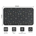 thumbnail image 5 of Black Sun Moon Star Pattern Door Rugs,Washable Non Slip Door Mats Indoor,Decorative Door Mats,Entry Mat Indoor for Entrance,Bedroom,Kitchen,Bathroom,30"x17", 5 of 6