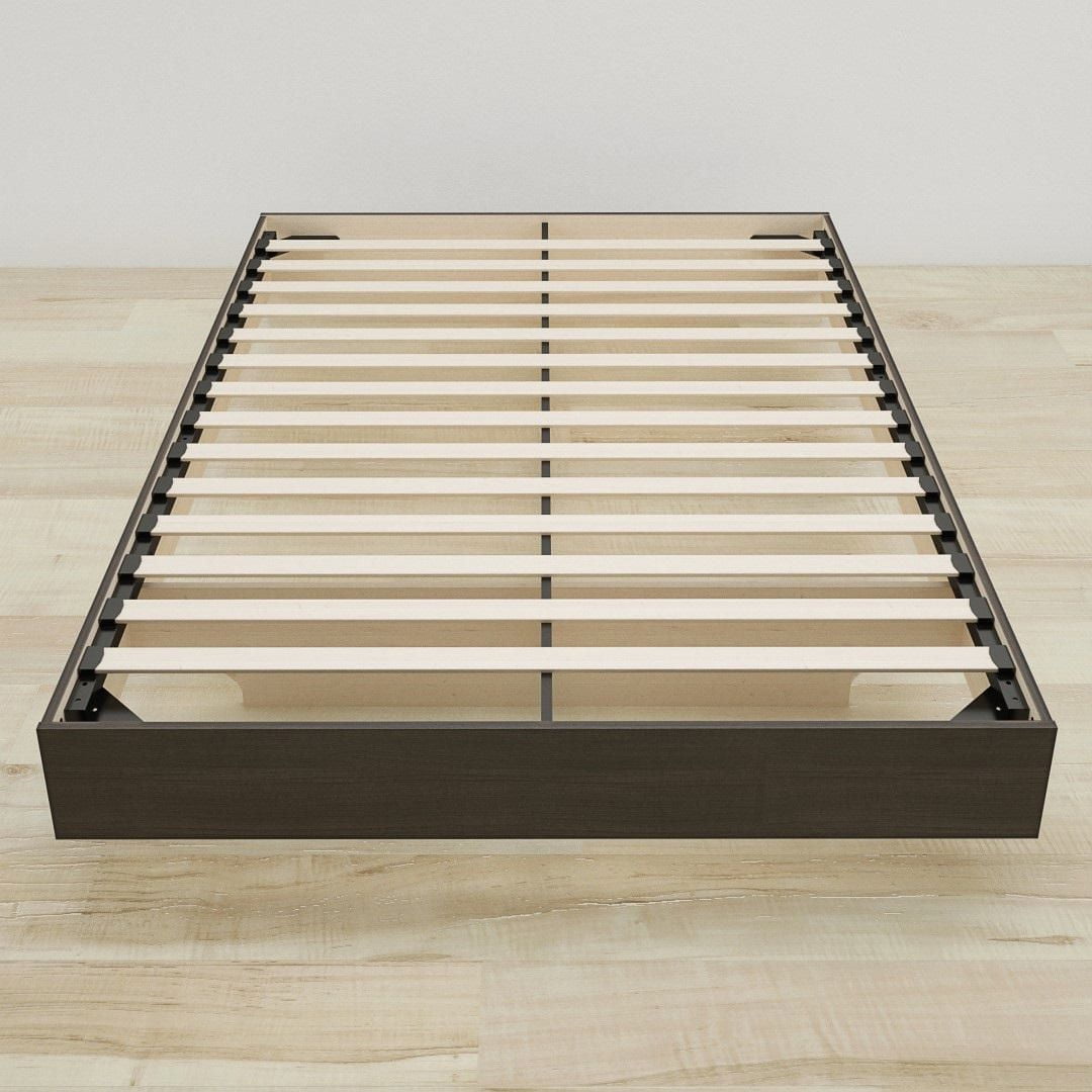 Lit plateforme double Tribeca de Nexera en ébène