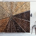 thumbnail image 1 of Ambesonne Coffee Shower Curtain, Many Varieties of Beans, 69"Wx70"L, Beige Brown Pale Brown, 1 of 3