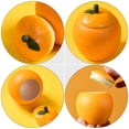 thumbnail image 2 of MasteelfCA 1Pc Ceramic Tea Can Adorable Kumquat Tea Storage Box Portable Tea Container, 2 of 8